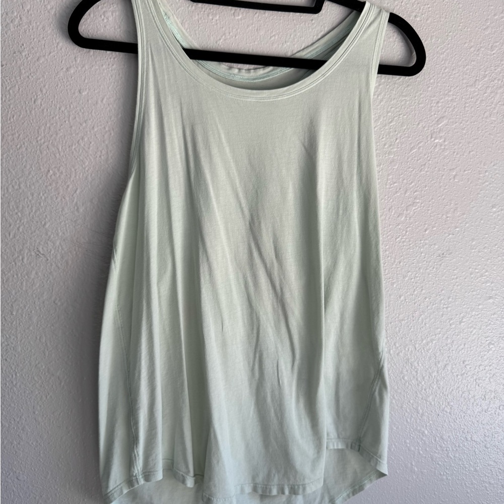 Lululemon Athletica Light Green Tank Top